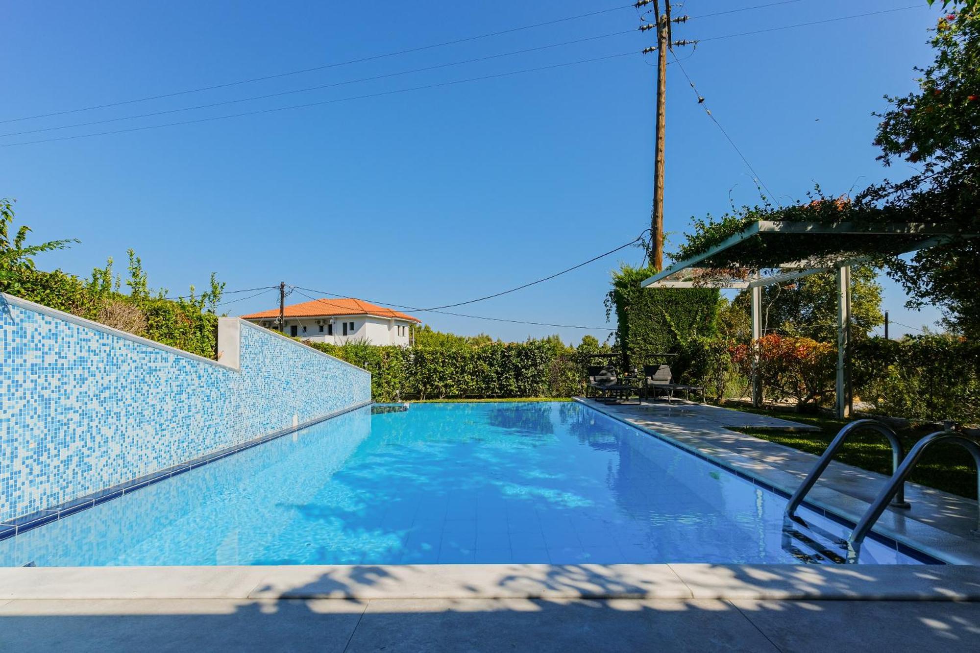 Deluxe Chrousso Pool Villa Paliouri Exterior foto
