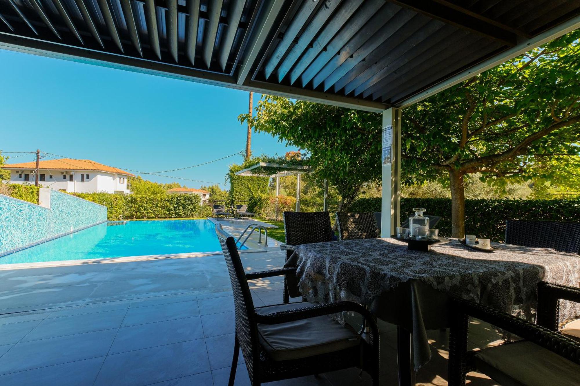 Deluxe Chrousso Pool Villa Paliouri Exterior foto