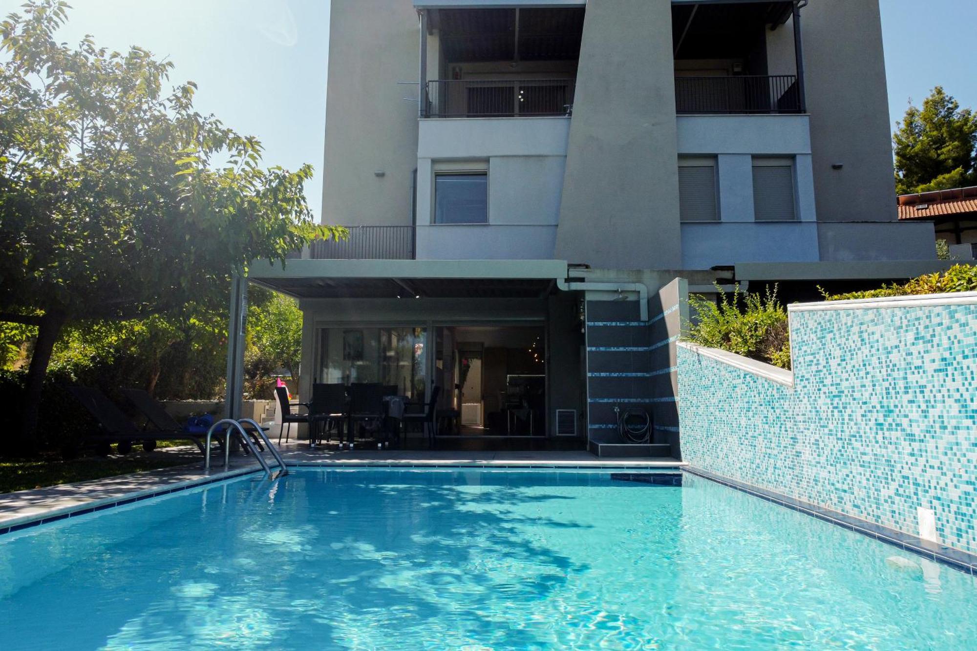 Deluxe Chrousso Pool Villa Paliouri Exterior foto